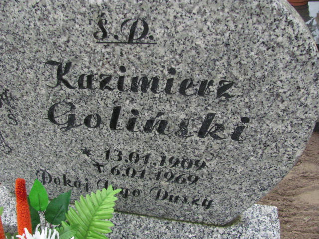 Jerzy Goliński 1944 Witnica - Grobonet - Wyszukiwarka osób pochowanych