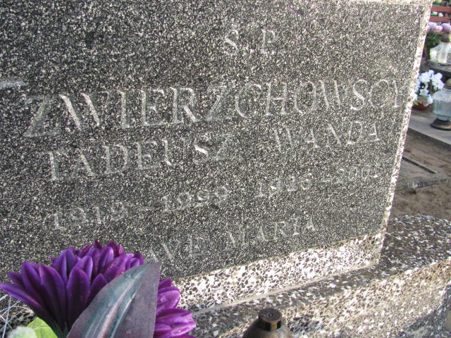 Wanda Zwierzchowska 1926 Witnica - Grobonet - Wyszukiwarka osób pochowanych