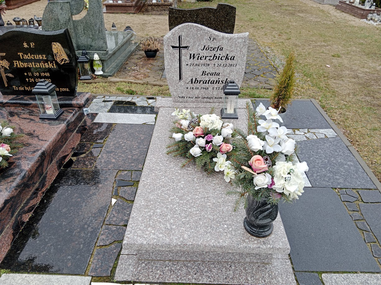 Józefa Zofia Wierzbicka 1928 Witnica - Grobonet - Wyszukiwarka osób pochowanych