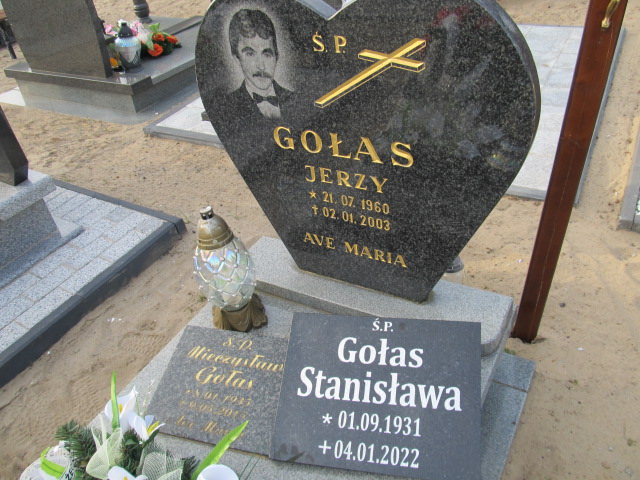 Jerzy Gołas 1960 Witnica - Grobonet - Wyszukiwarka osób pochowanych