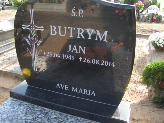 Jan Butrym 1949 Witnica - Grobonet - Wyszukiwarka osób pochowanych