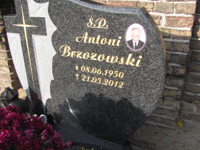 Antoni Brzozowski 1950 Witnica - Grobonet - Wyszukiwarka osób pochowanych