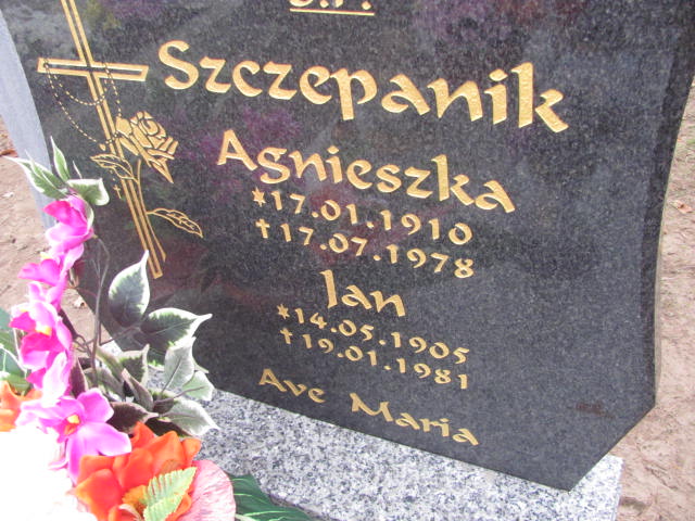 Agnieszka Szczepanik 1910 Witnica - Grobonet - Wyszukiwarka osób pochowanych