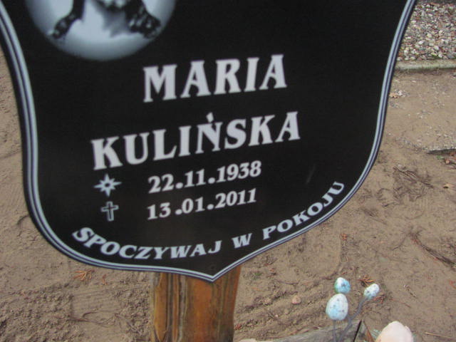 Leokadia Kulińska 1916 Witnica - Grobonet - Wyszukiwarka osób pochowanych