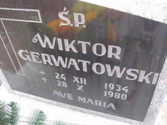 Wiktor Gerwatowski 1934 Witnica - Grobonet - Wyszukiwarka osób pochowanych