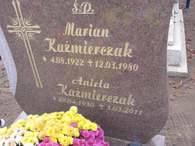 Aniela Kaźmierczak 1930 Witnica - Grobonet - Wyszukiwarka osób pochowanych