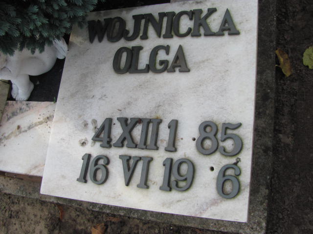 Olga Wojnicka 1985 Witnica - Grobonet - Wyszukiwarka osób pochowanych