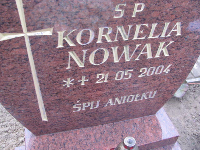 Kornelia Nowak 2004 Witnica - Grobonet - Wyszukiwarka osób pochowanych