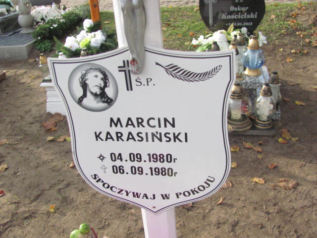 Marcin Karasiński 1980 Witnica - Grobonet - Wyszukiwarka osób pochowanych