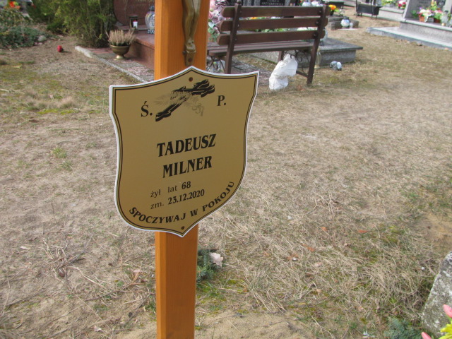 Tadeusz Milner 1952 Witnica - Grobonet - Wyszukiwarka osób pochowanych