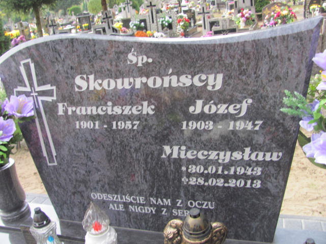 Józef Skowroński 1902 Witnica - Grobonet - Wyszukiwarka osób pochowanych