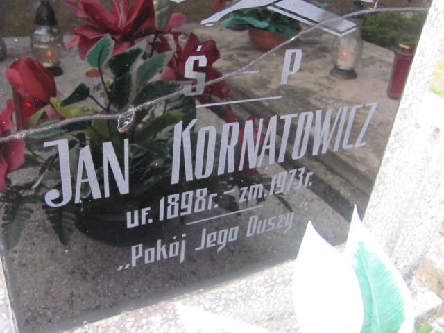Jan Kornatowicz 1898 Witnica - Grobonet - Wyszukiwarka osób pochowanych