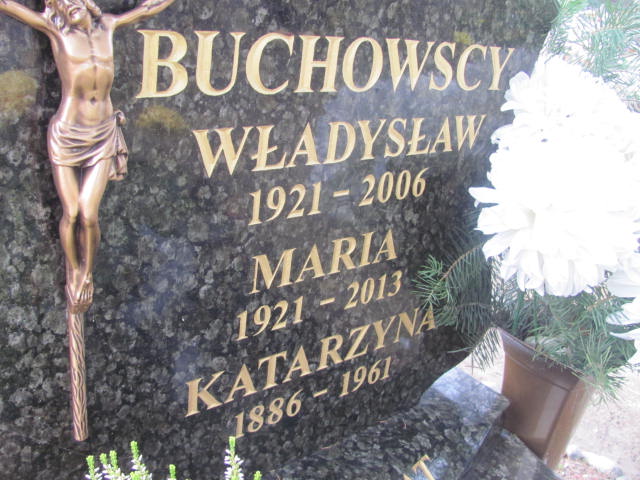 Maria Buchowska 1921 Witnica - Grobonet - Wyszukiwarka osób pochowanych