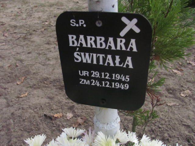 Barbara Świtała 1945 Witnica - Grobonet - Wyszukiwarka osób pochowanych