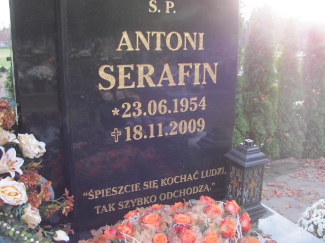 Antoni Serafin 1954 Witnica - Grobonet - Wyszukiwarka osób pochowanych