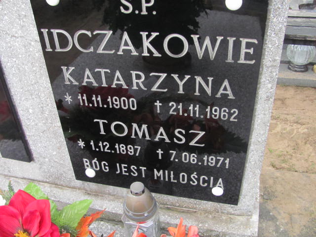 Katarzyna Idczak 1900 Witnica - Grobonet - Wyszukiwarka osób pochowanych