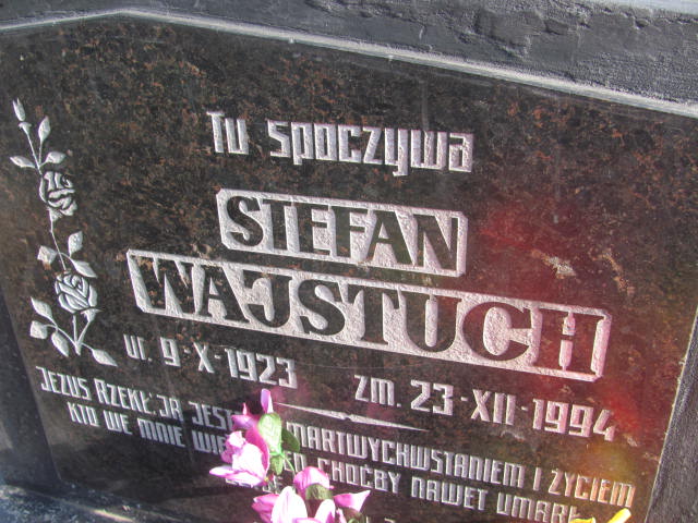 Stefan Wajstuch 1923 Witnica - Grobonet - Wyszukiwarka osób pochowanych