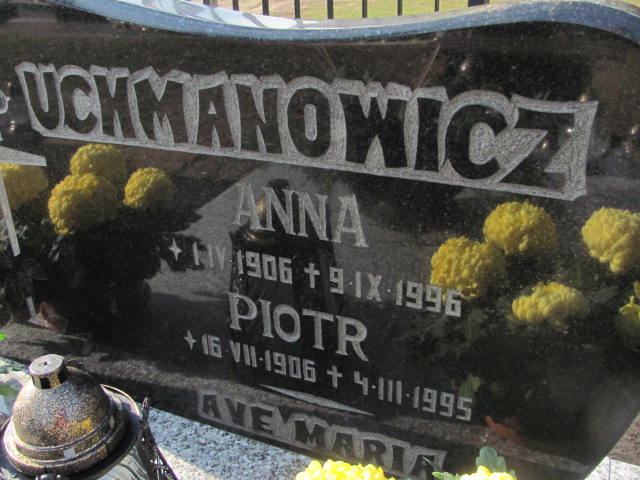 Piotr Uchmanowicz 1906 Witnica - Grobonet - Wyszukiwarka osób pochowanych