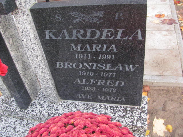 Maria Kardela 1911 Witnica - Grobonet - Wyszukiwarka osób pochowanych