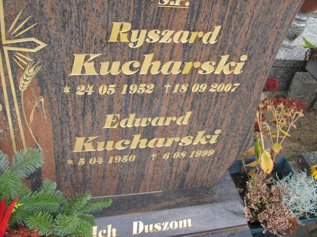Edward Kucharski 1950 Witnica - Grobonet - Wyszukiwarka osób pochowanych
