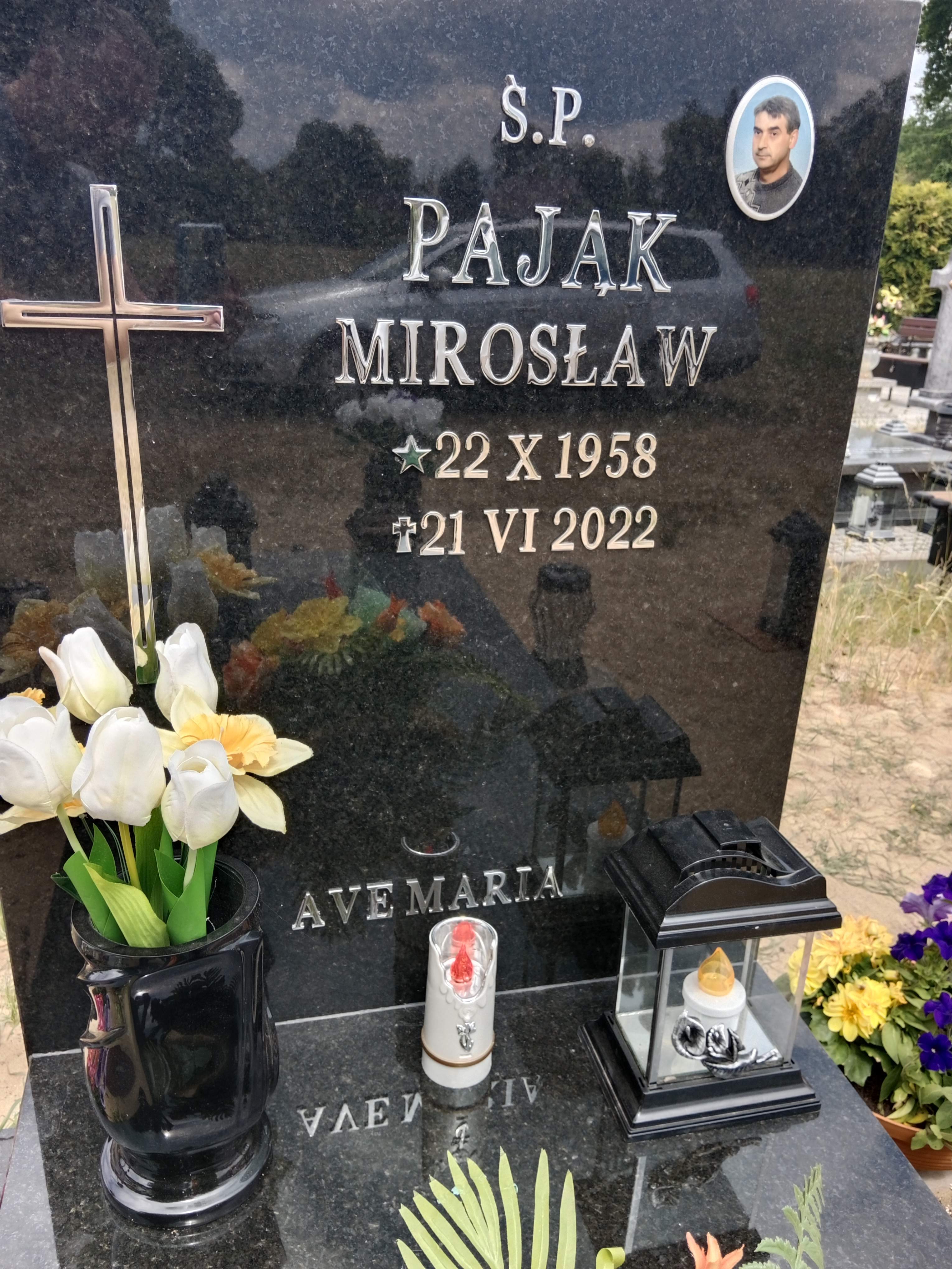 Mirosław Pająk 1958 Witnica - Grobonet - Wyszukiwarka osób pochowanych