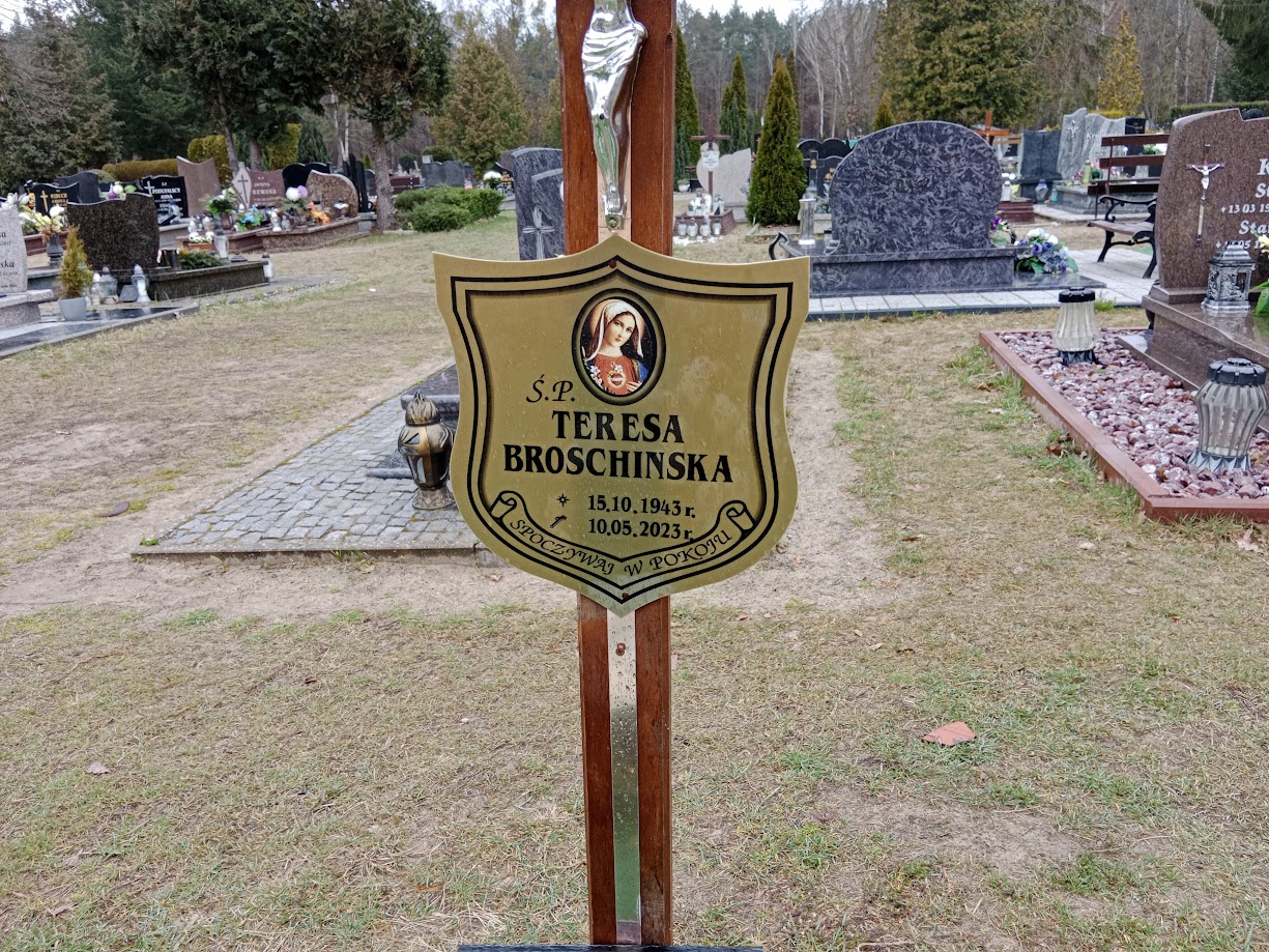 Grób Teresa Broschinska