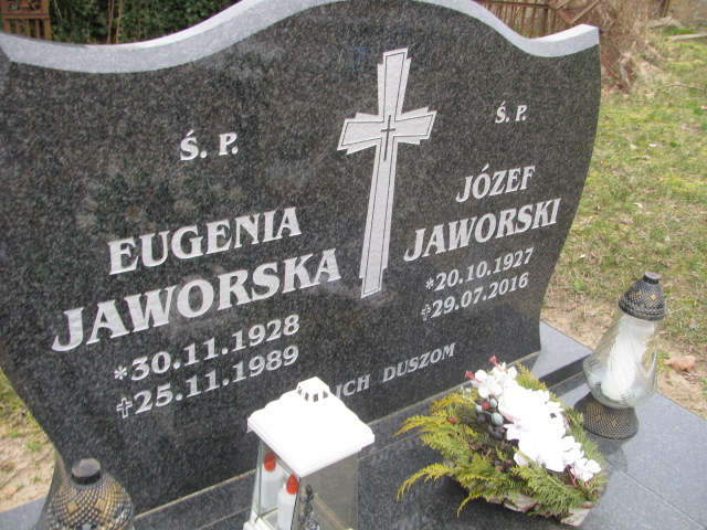 Józef Jaworski 1927 Witnica - Grobonet - Wyszukiwarka osób pochowanych