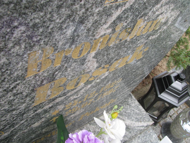 Bronisław Bosak 1929 Witnica - Grobonet - Wyszukiwarka osób pochowanych