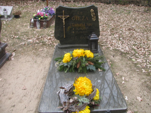Grób Stanisław Gieża