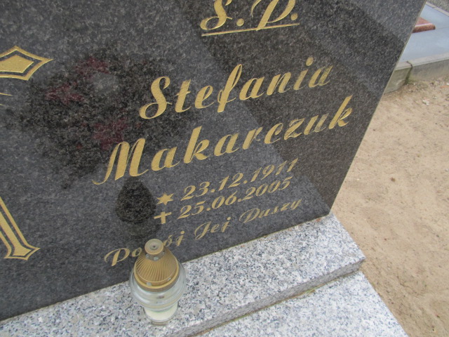 Stefania Makarczuk 1911 Witnica - Grobonet - Wyszukiwarka osób pochowanych