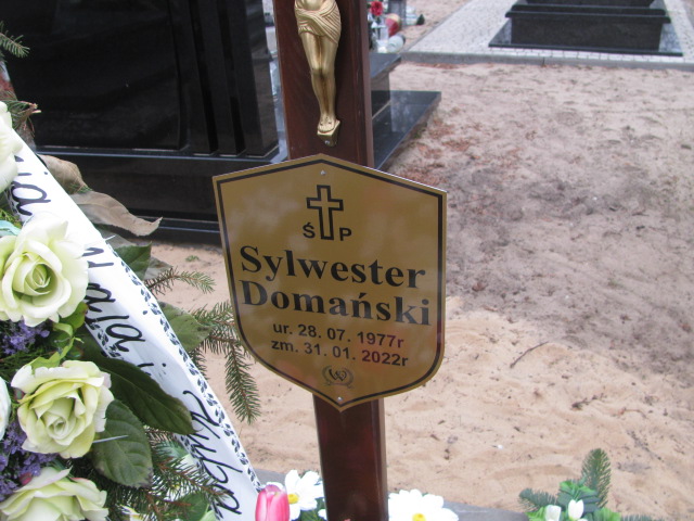 Sylwester Domański 1977 Witnica - Grobonet - Wyszukiwarka osób pochowanych