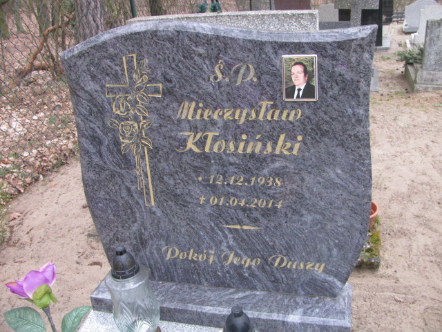 Mieczysław Kłosiński 1938 Witnica - Grobonet - Wyszukiwarka osób pochowanych