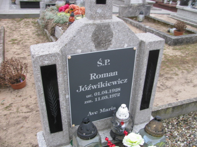 Roman Jóźwikiewicz 1928 Witnica - Grobonet - Wyszukiwarka osób pochowanych