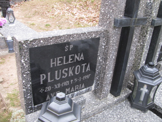 Helena Pluskota 1921 Witnica - Grobonet - Wyszukiwarka osób pochowanych