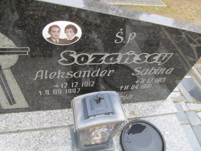 Aleksander Sozański 1912 Witnica - Grobonet - Wyszukiwarka osób pochowanych