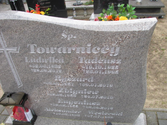 Tadeusz Towarnicki 1925 Witnica - Grobonet - Wyszukiwarka osób pochowanych