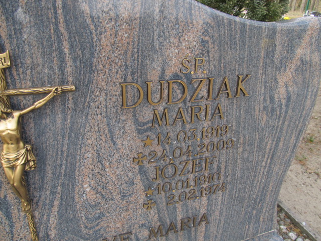 Józef Dudziak 1910 Witnica - Grobonet - Wyszukiwarka osób pochowanych