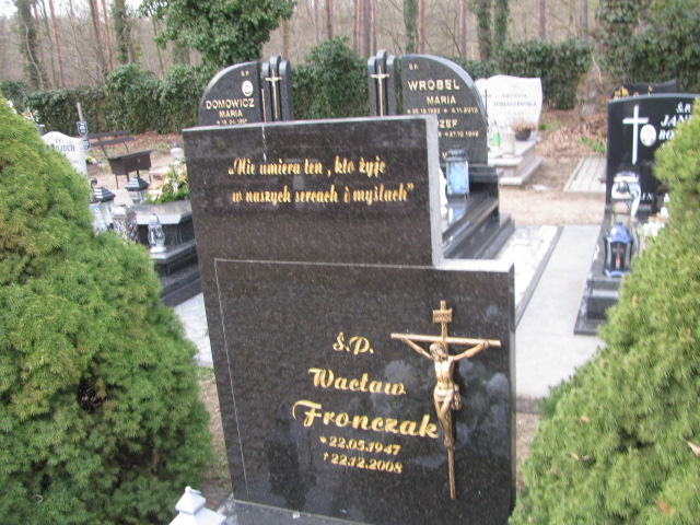 Wacław Fronczak 1947 Witnica - Grobonet - Wyszukiwarka osób pochowanych