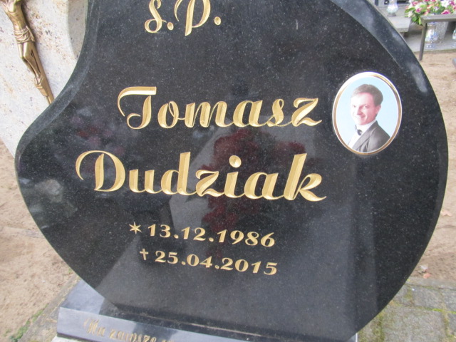Tomasz Dudziak 1986 Witnica - Grobonet - Wyszukiwarka osób pochowanych