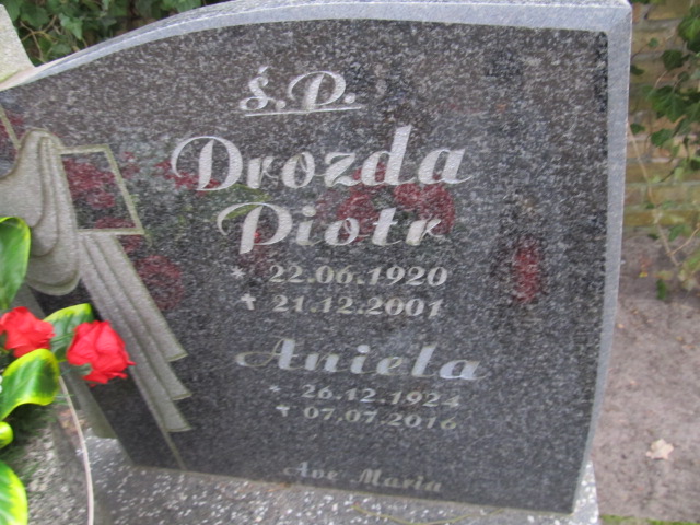 Aniela Drozda 1924 Witnica - Grobonet - Wyszukiwarka osób pochowanych